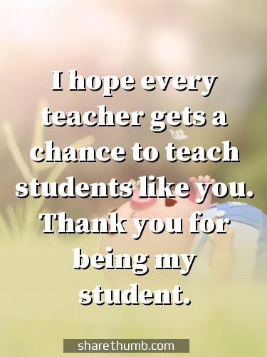 thank you notes from teachers to students & parents